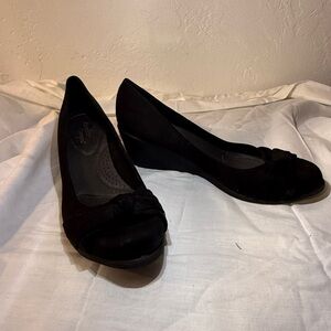 dexflex comfort Black Women's Wedge Shoes